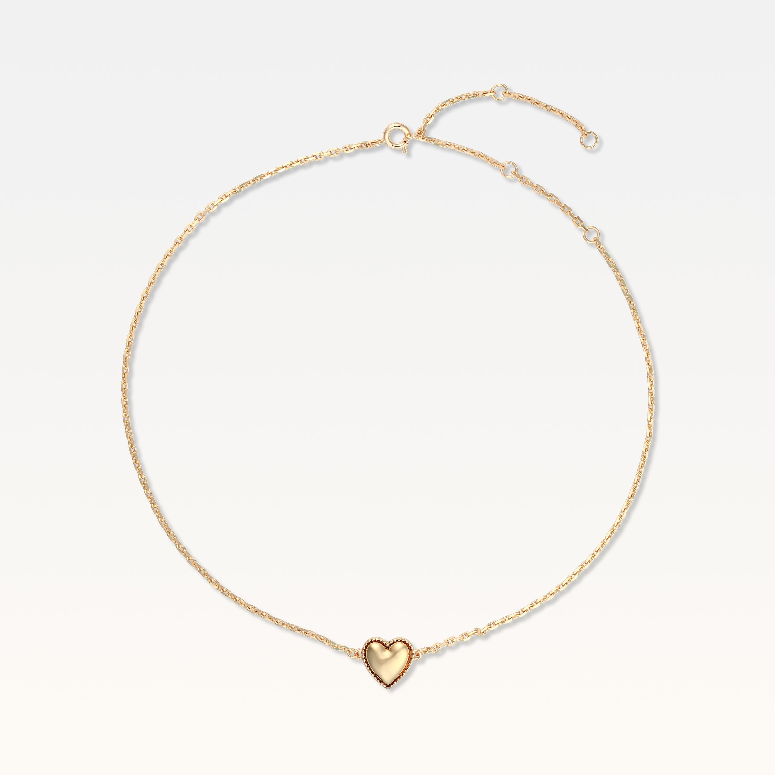 MB Maeva Gold-Plated Heart Necklace