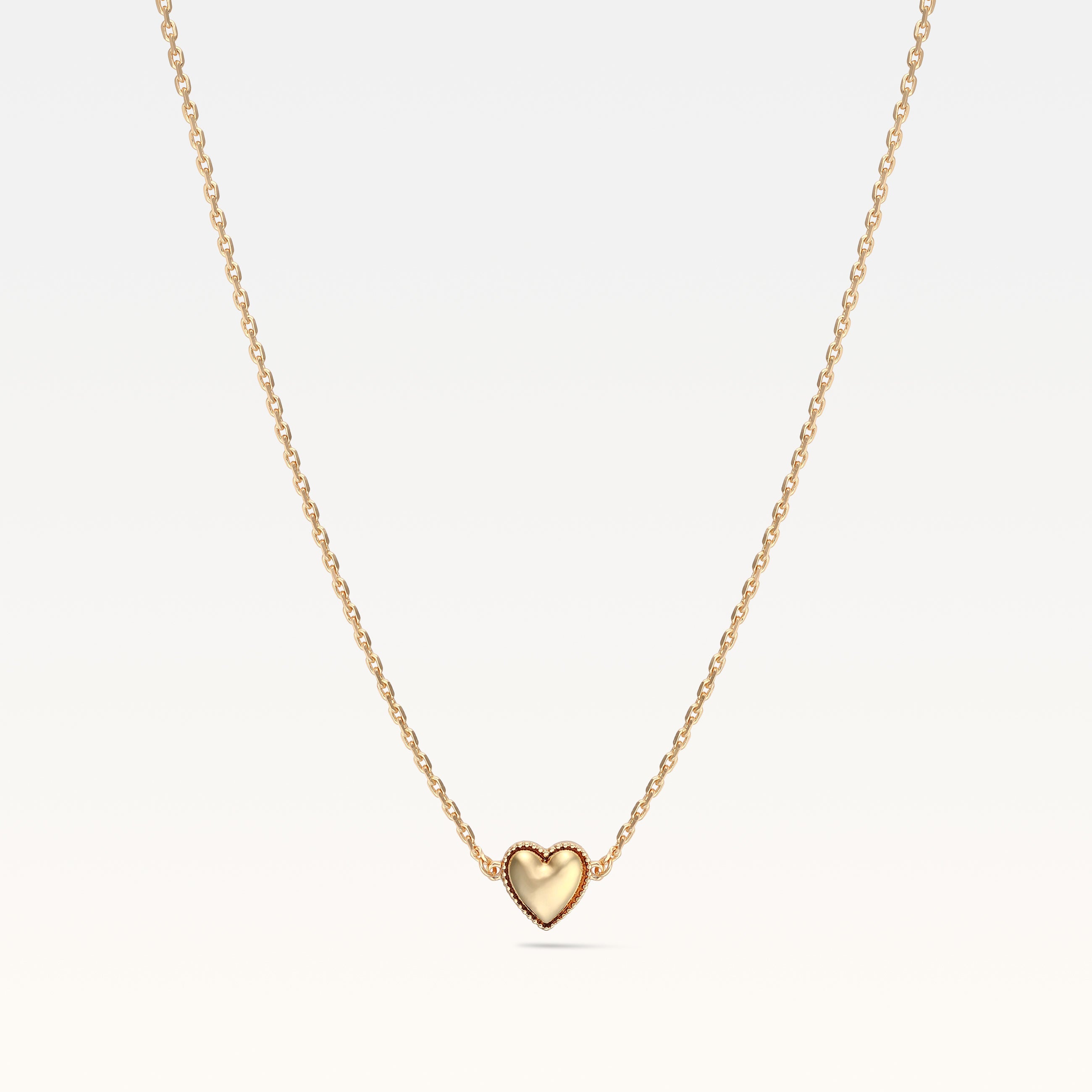 MB Maeva Gold-Plated Heart Necklace