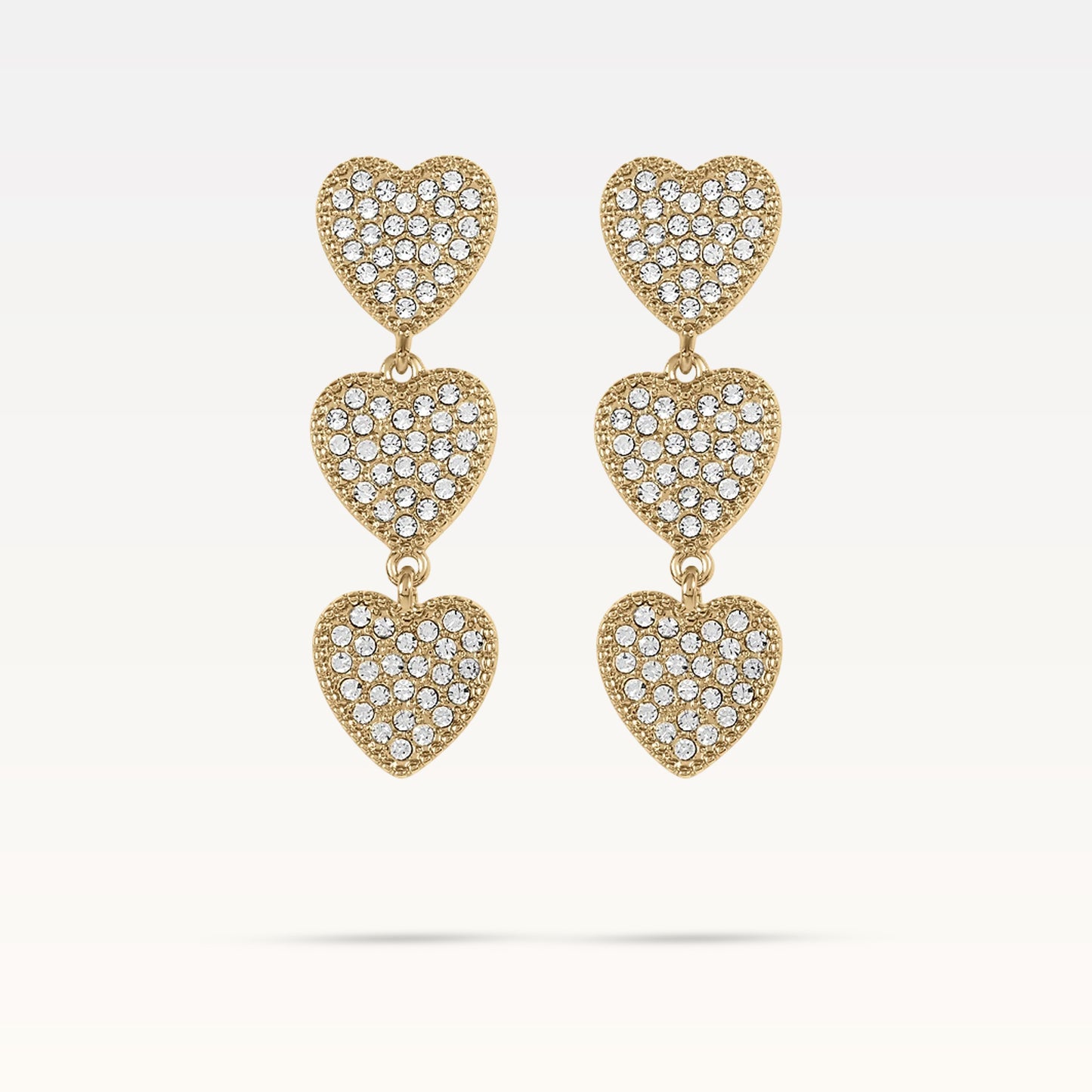 Maeva Heart Earrings - Shine