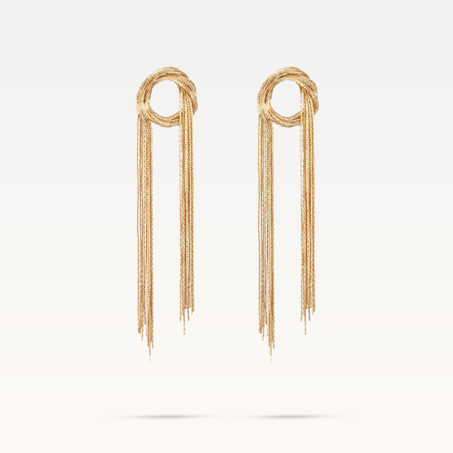 Omari Long Earrings - Gold