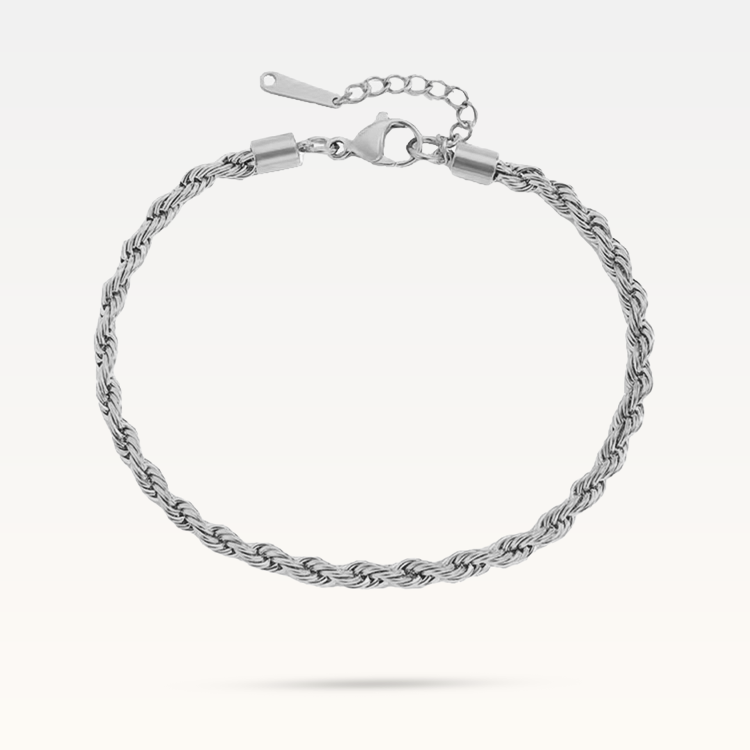 Palma Anklets - Silver