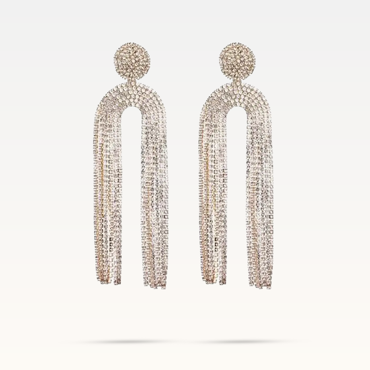 River Earrings - Rhinestones