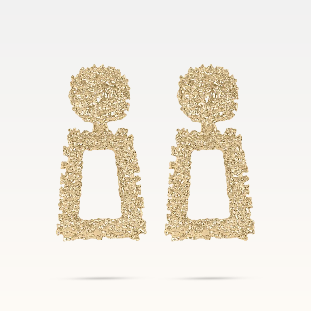 Zia Drop Earrings - Gold