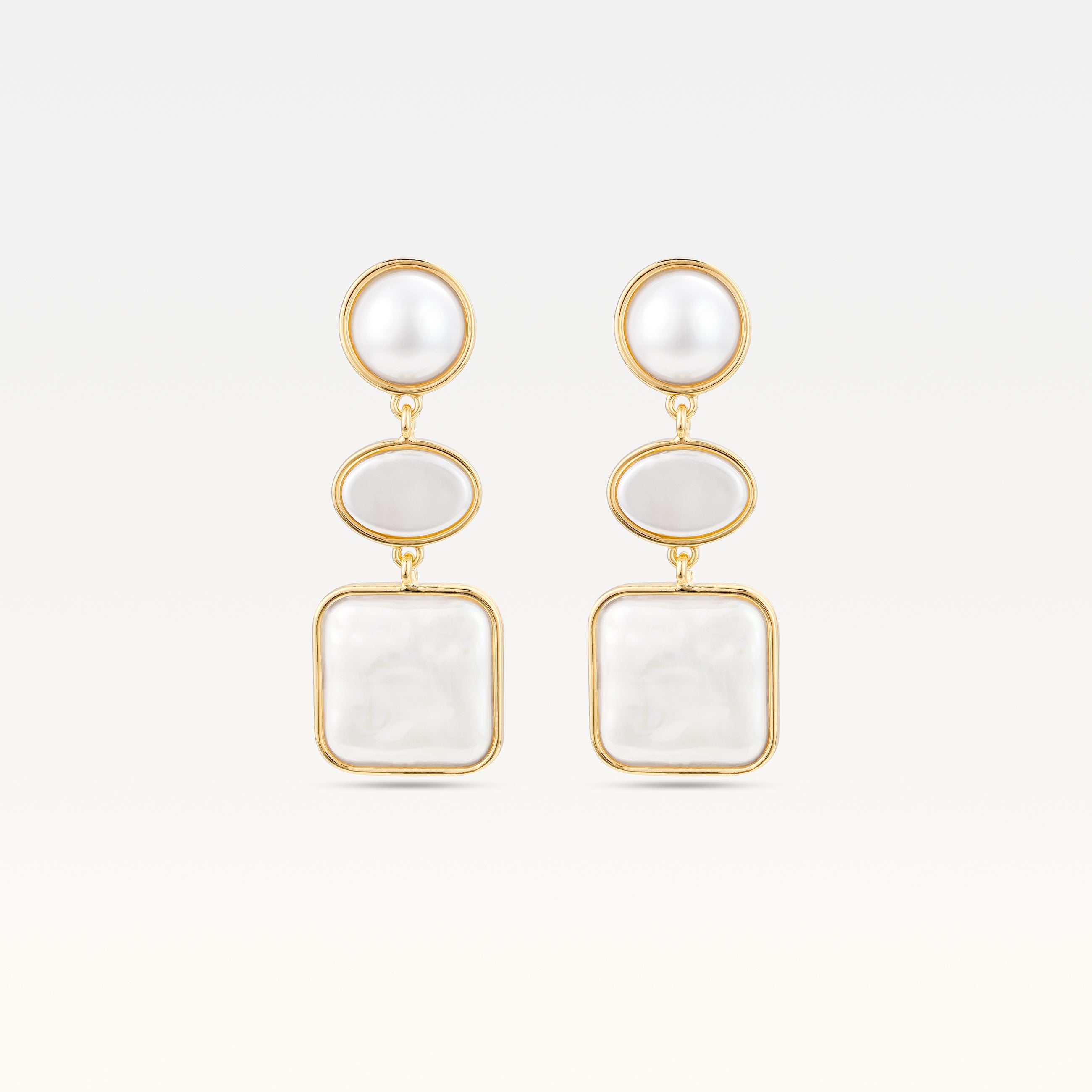 MB Calix Gold-Plated Earrings