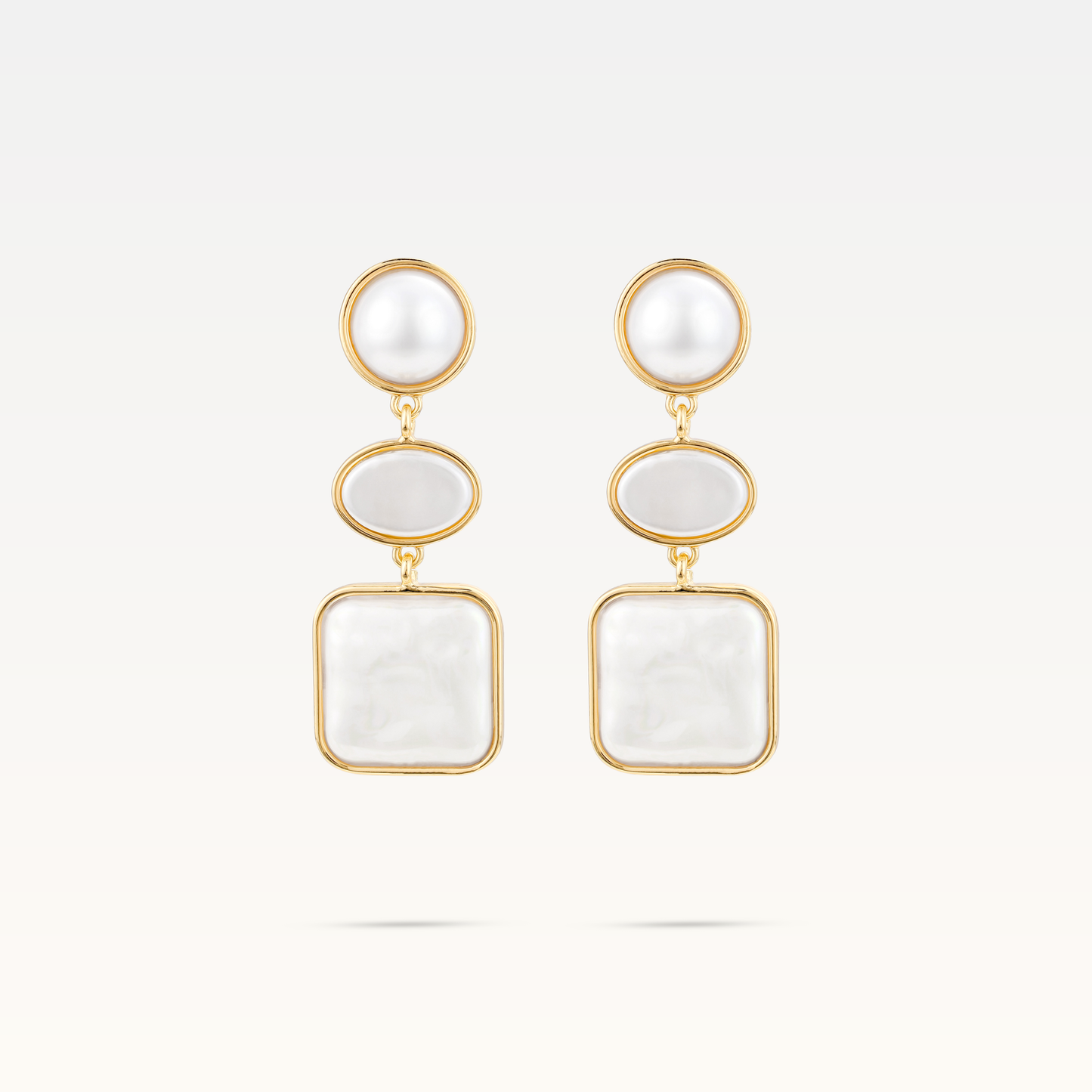 MB Calix Gold-Plated Earrings