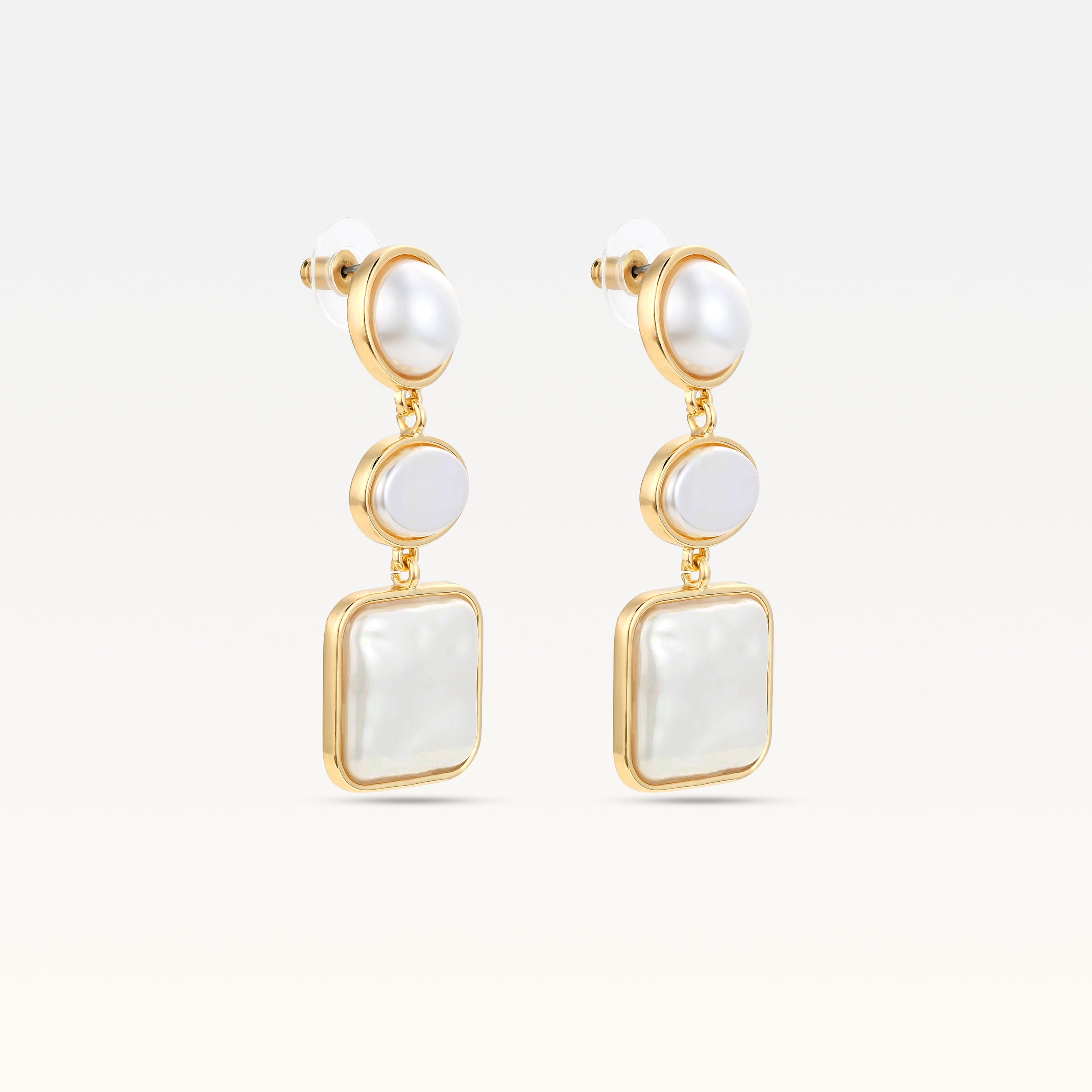 MB Calix Gold-Plated Earrings