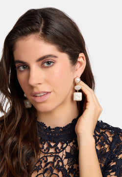 MB Calix Gold-Plated Earrings