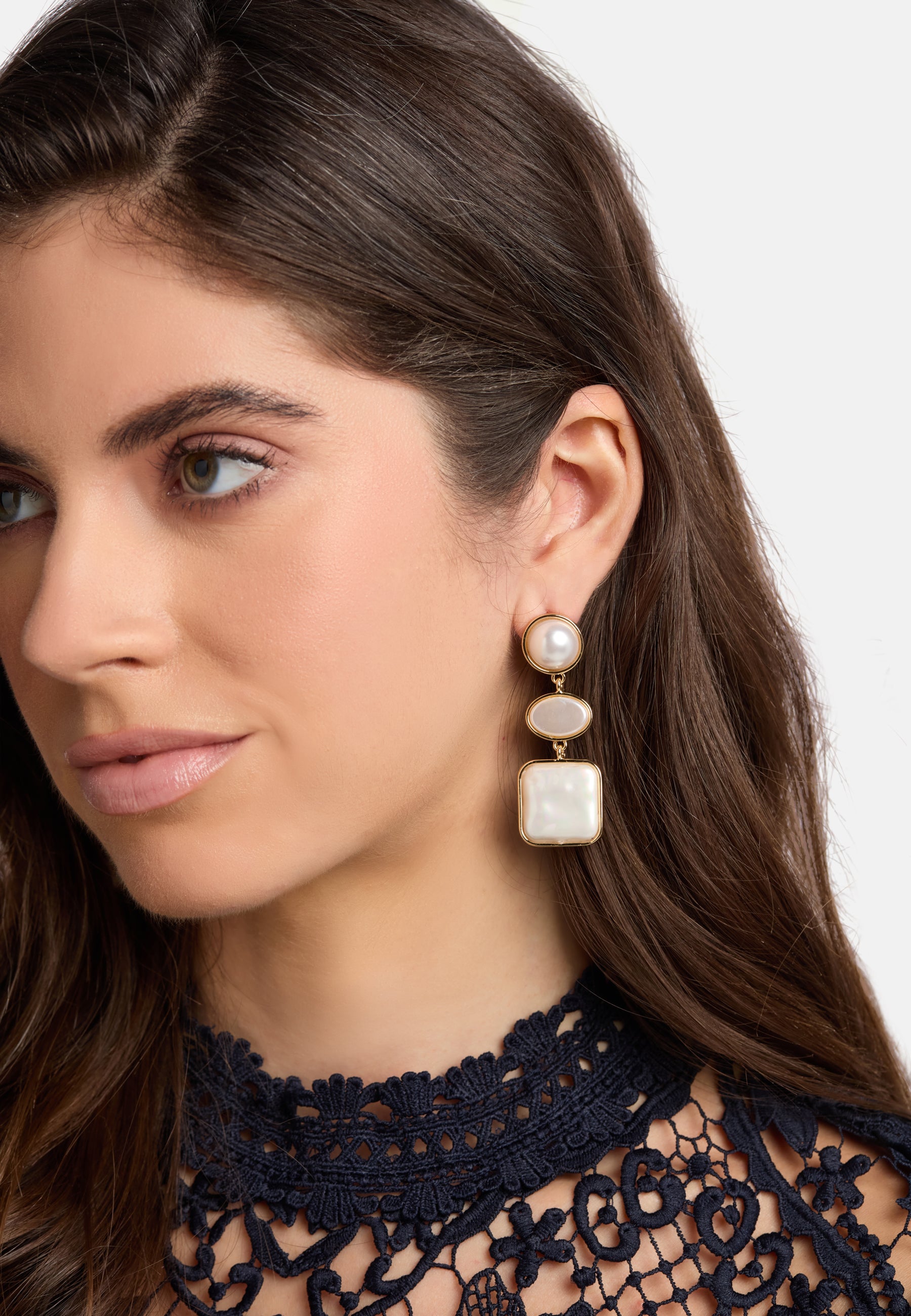 MB Calix Gold-Plated Earrings