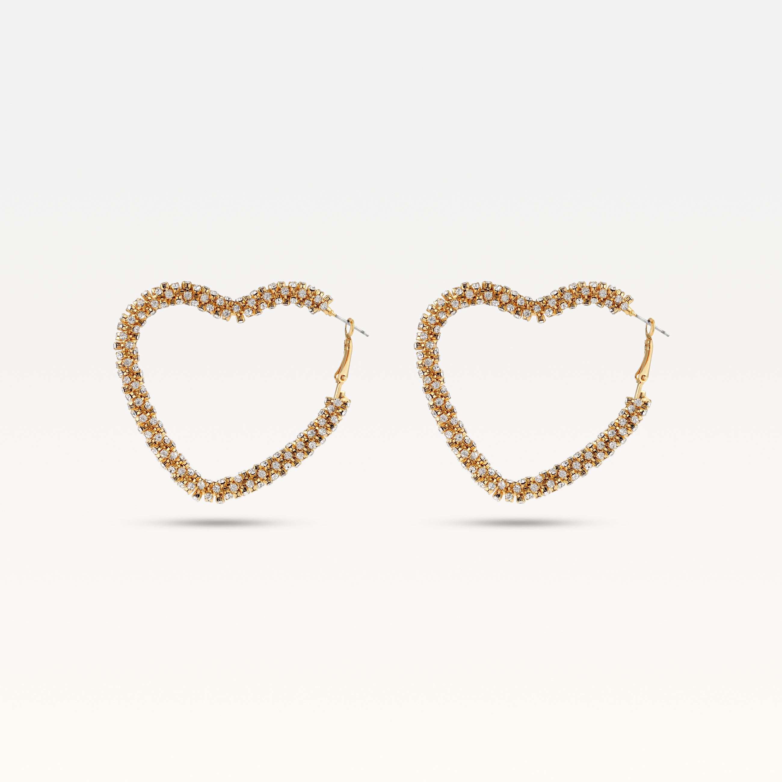 MB Candy Gold-Plated Heart Earrings