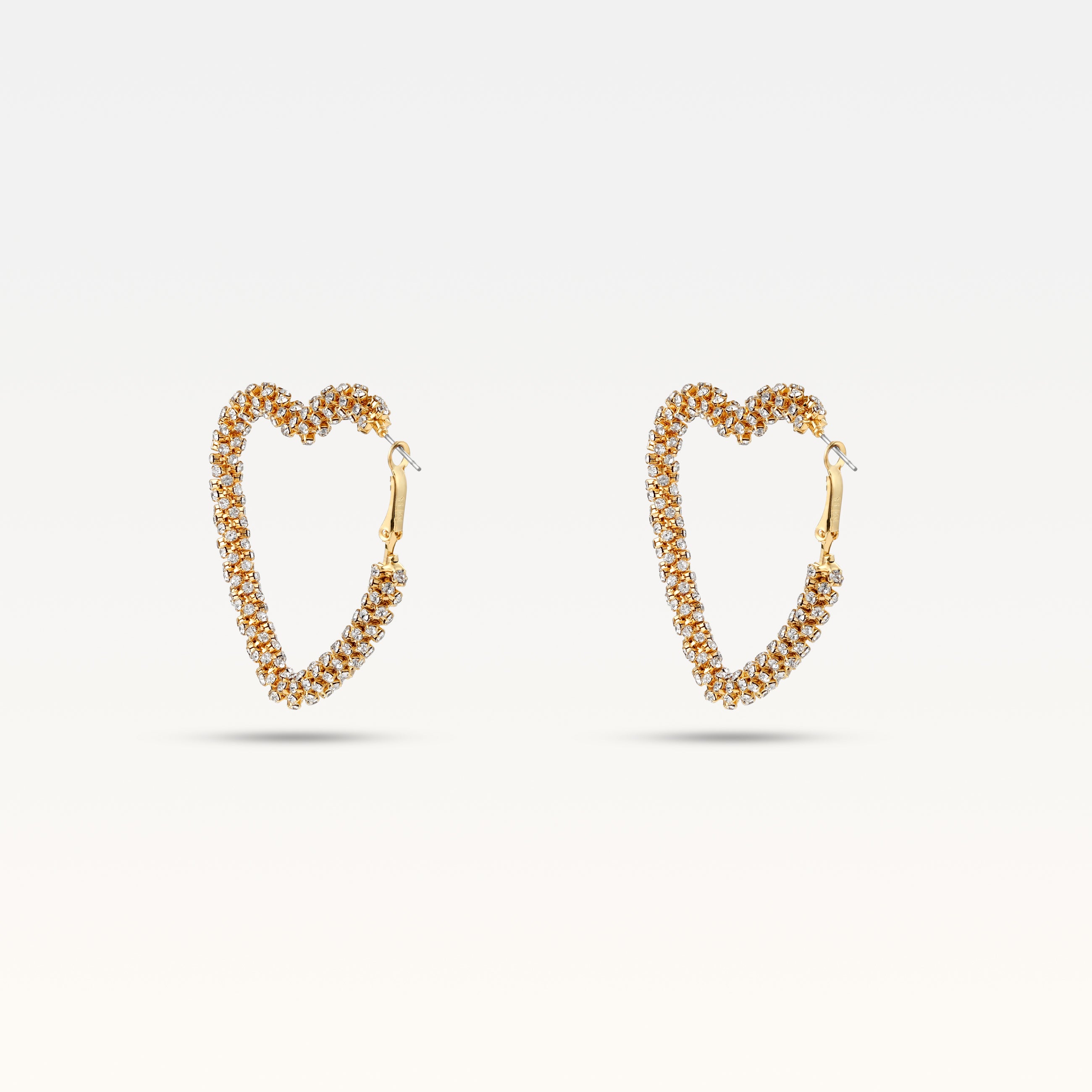 MB Candy Gold-Plated Heart Earrings