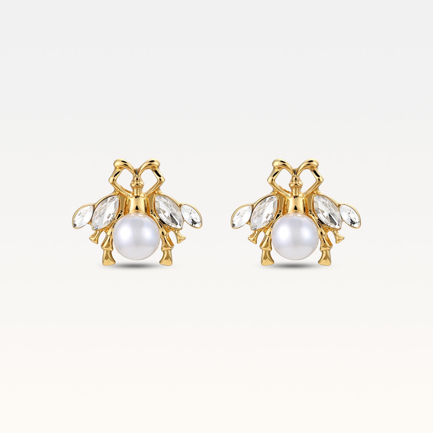 MB Gold-Plated Lilly Bee Earrings