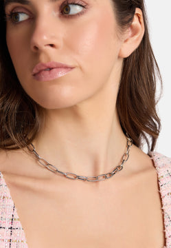 MB Grace Silver-Plated Necklace