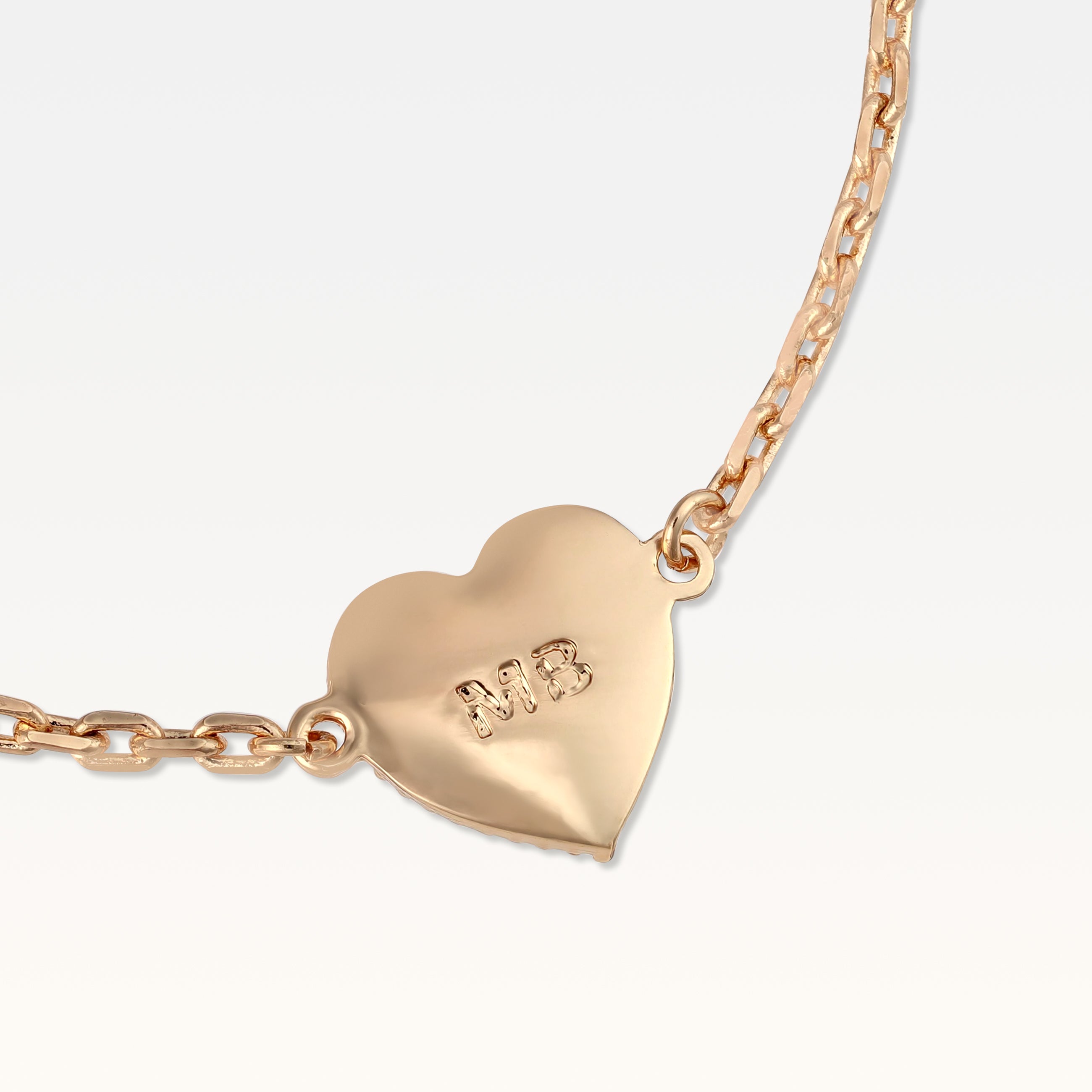 MB Maeva Gold-Plated Heart Bracelet