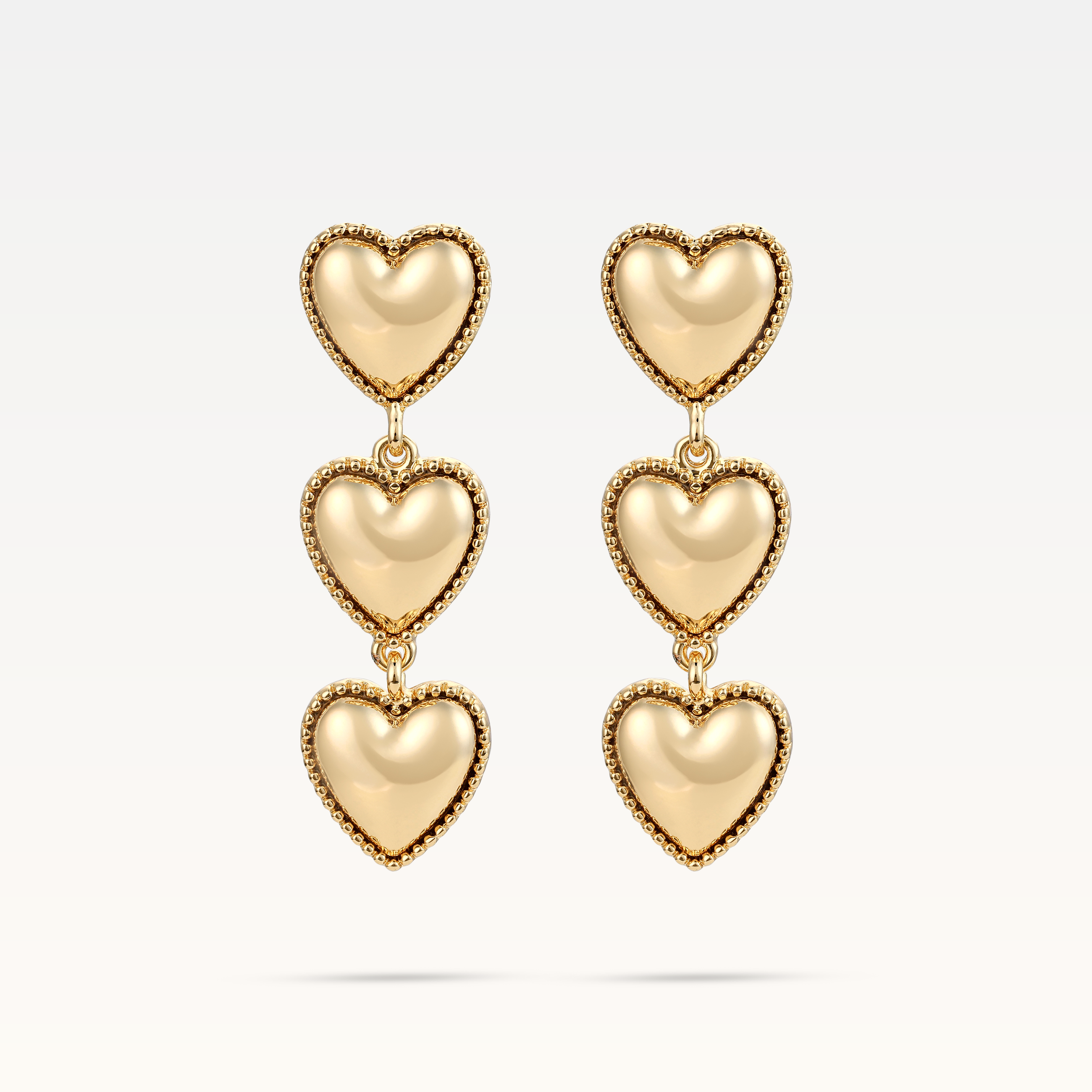 MB Maeva Gold-Plated Heart Set