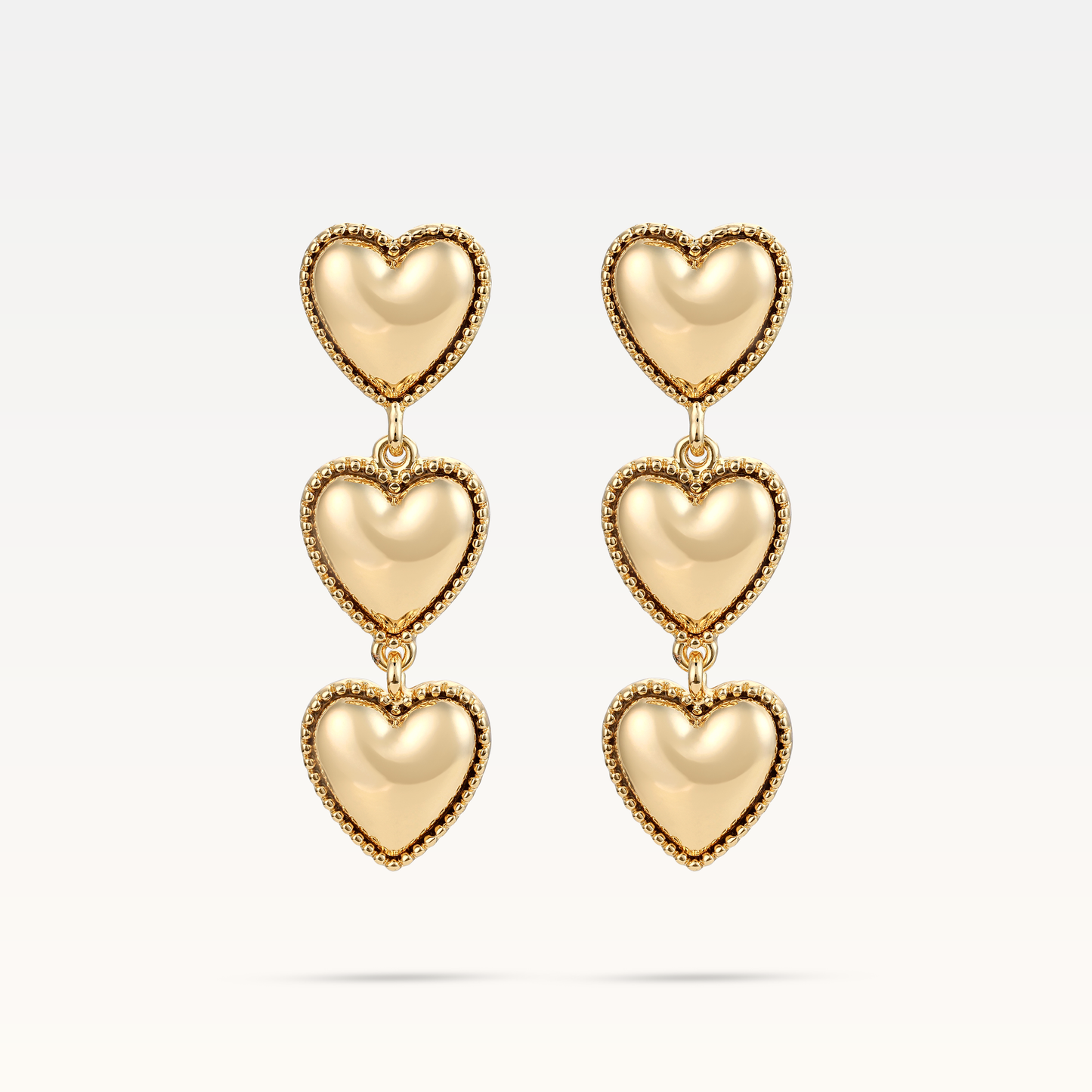 MB Maeva Gold-Plated Heart Set