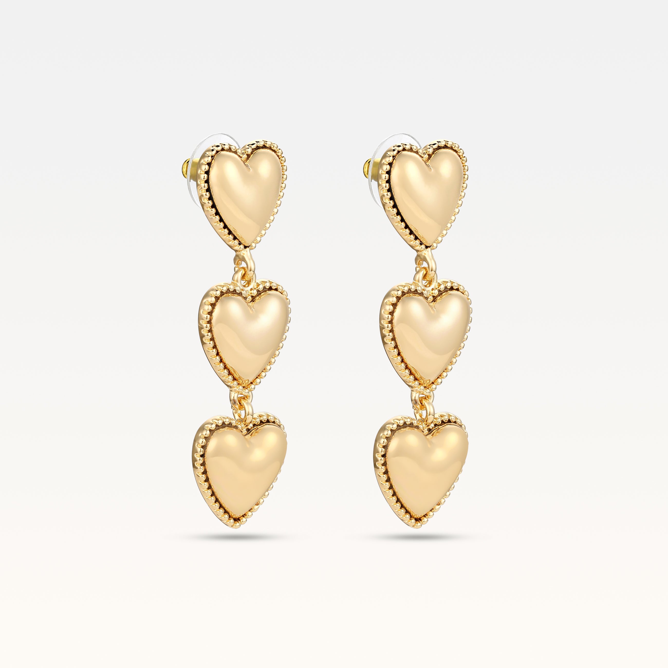 MB Maeva Gold-Plated Heart Set