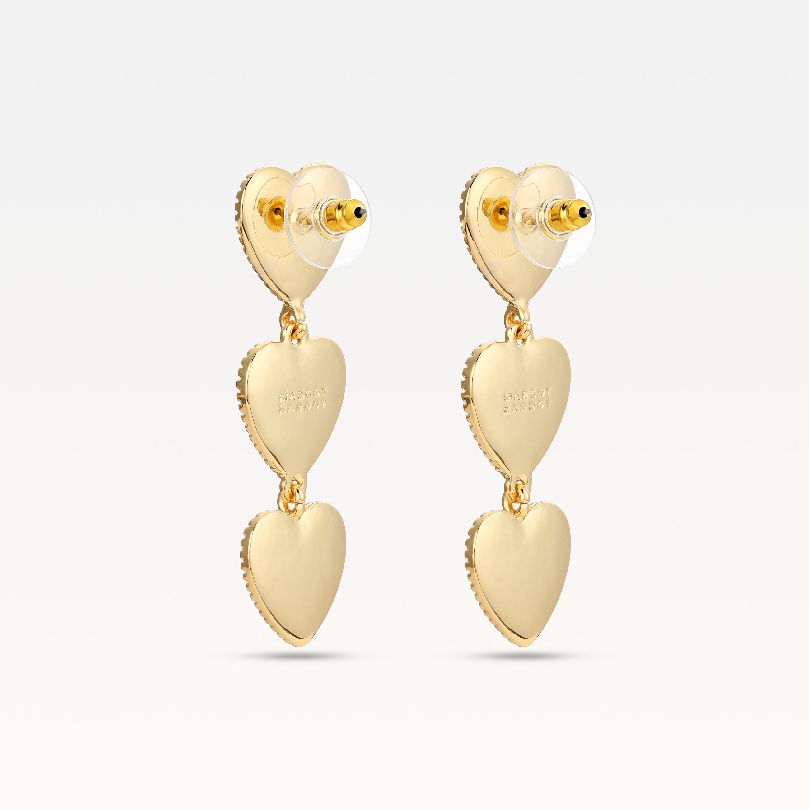 MB Maeva Gold-Plated Heart Set