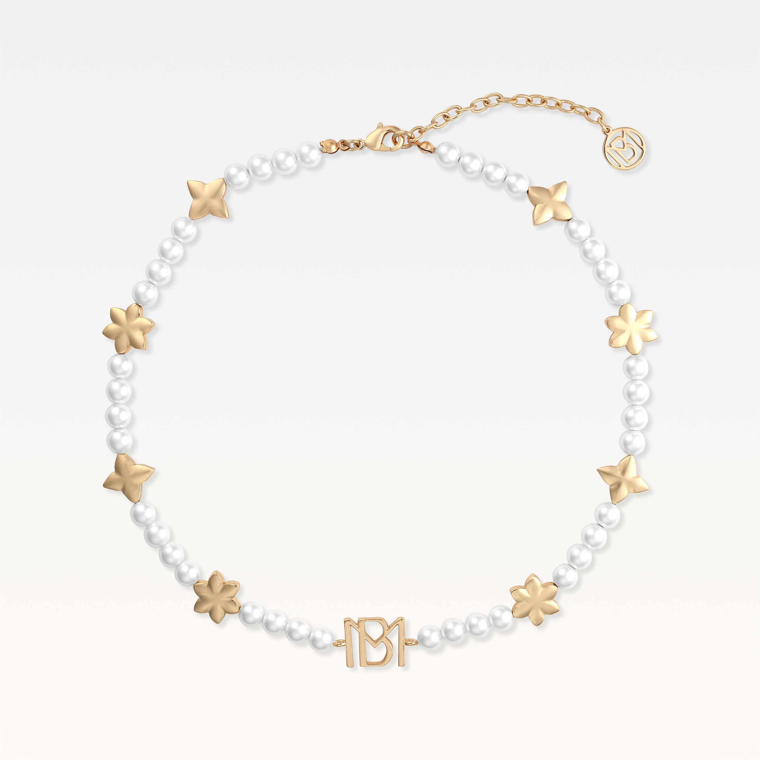 MB Signature Gold-Plated Celestial Necklace