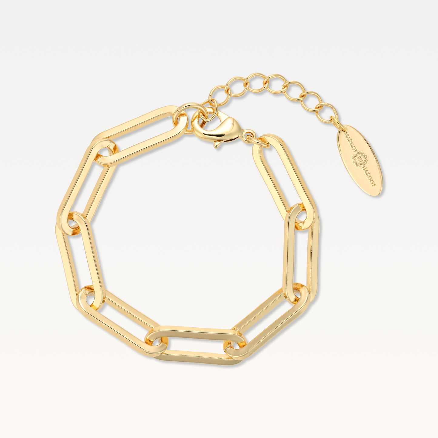 MB Signature Gold-Plated Link Bracelet