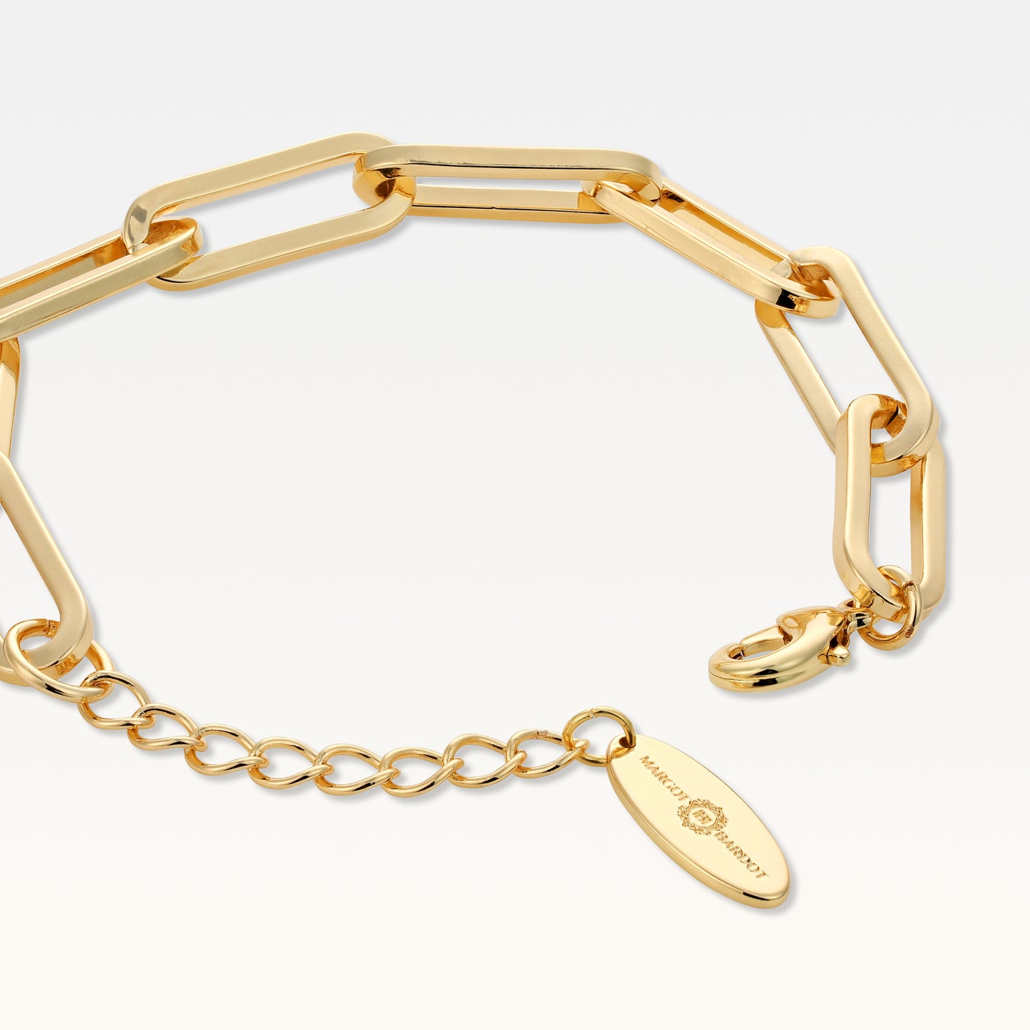 MB Signature Gold-Plated Link Bracelet