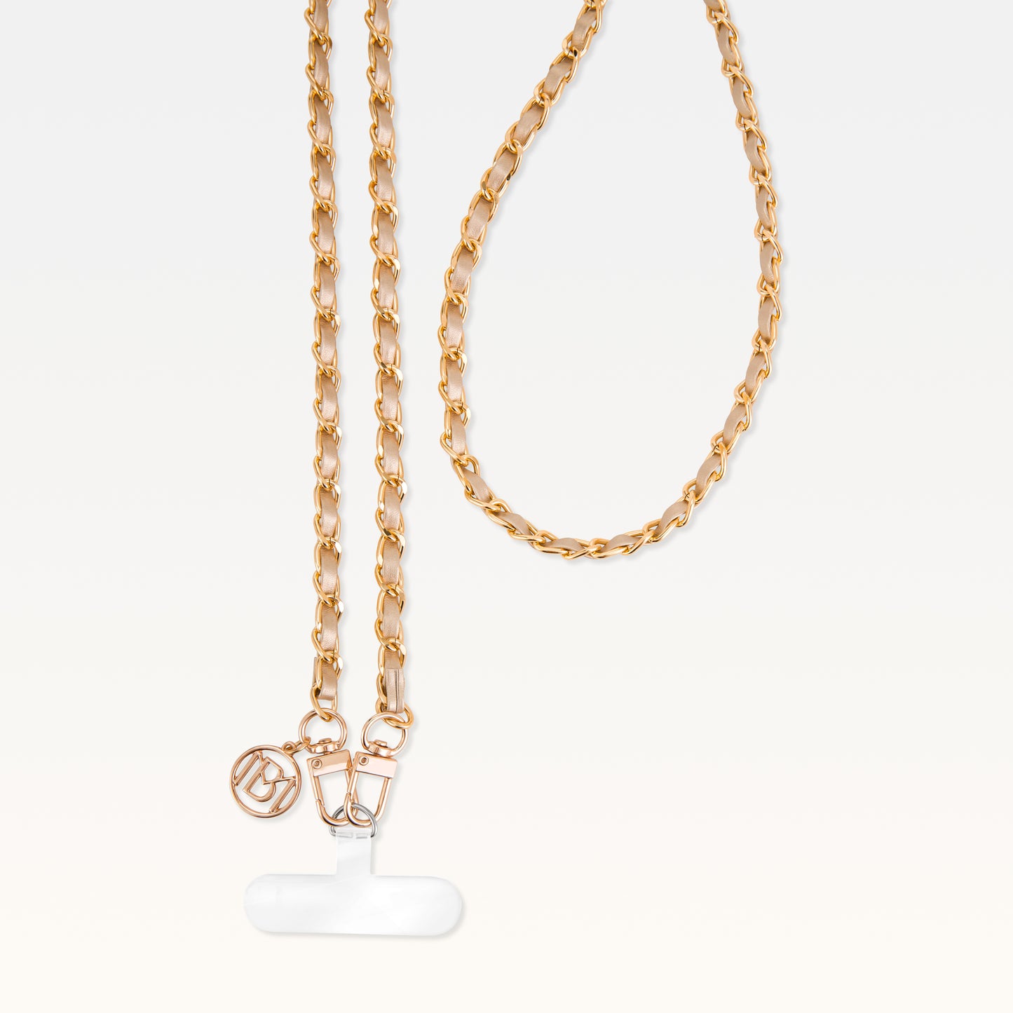 MB Signature Gold-Plated Phone Necklace