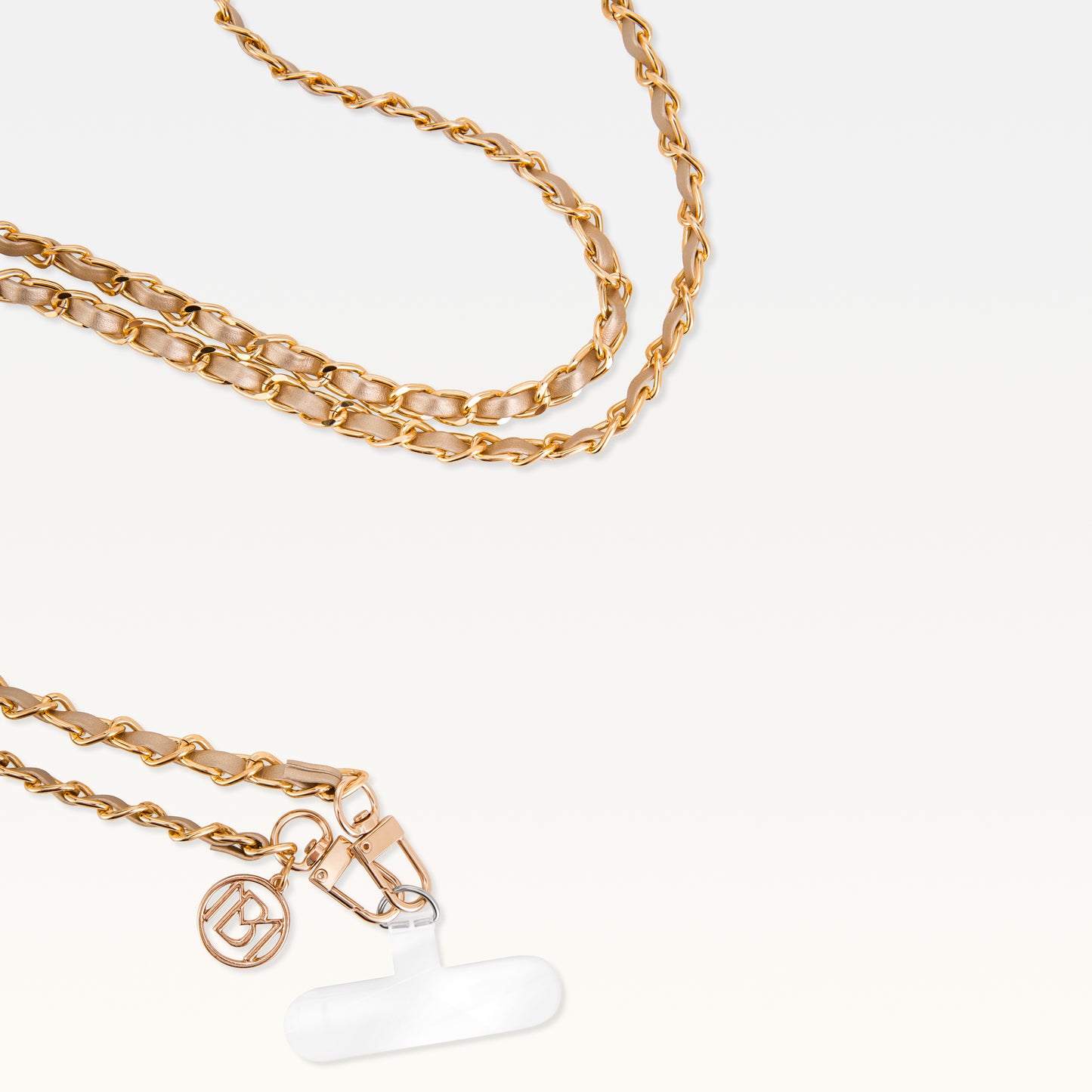 MB Signature Gold-Plated Phone Necklace