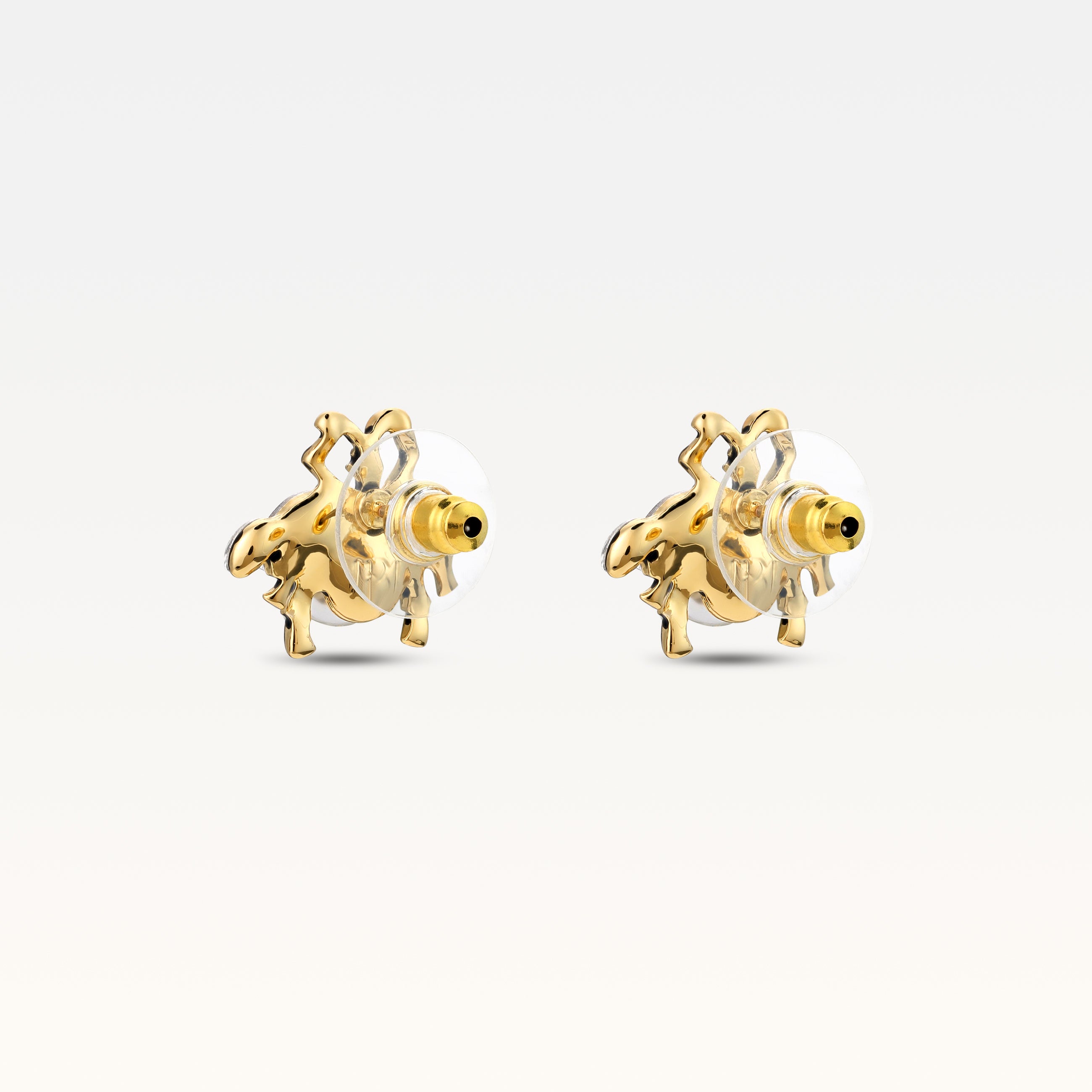 MB Signature Gold-Plated Vintage Lilly Bee Earrings