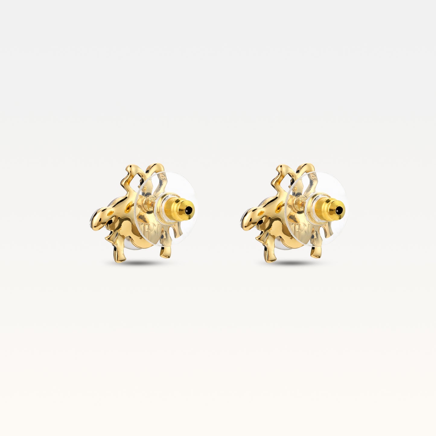 MB Signature Gold-Plated Vintage Lilly Bee Earrings