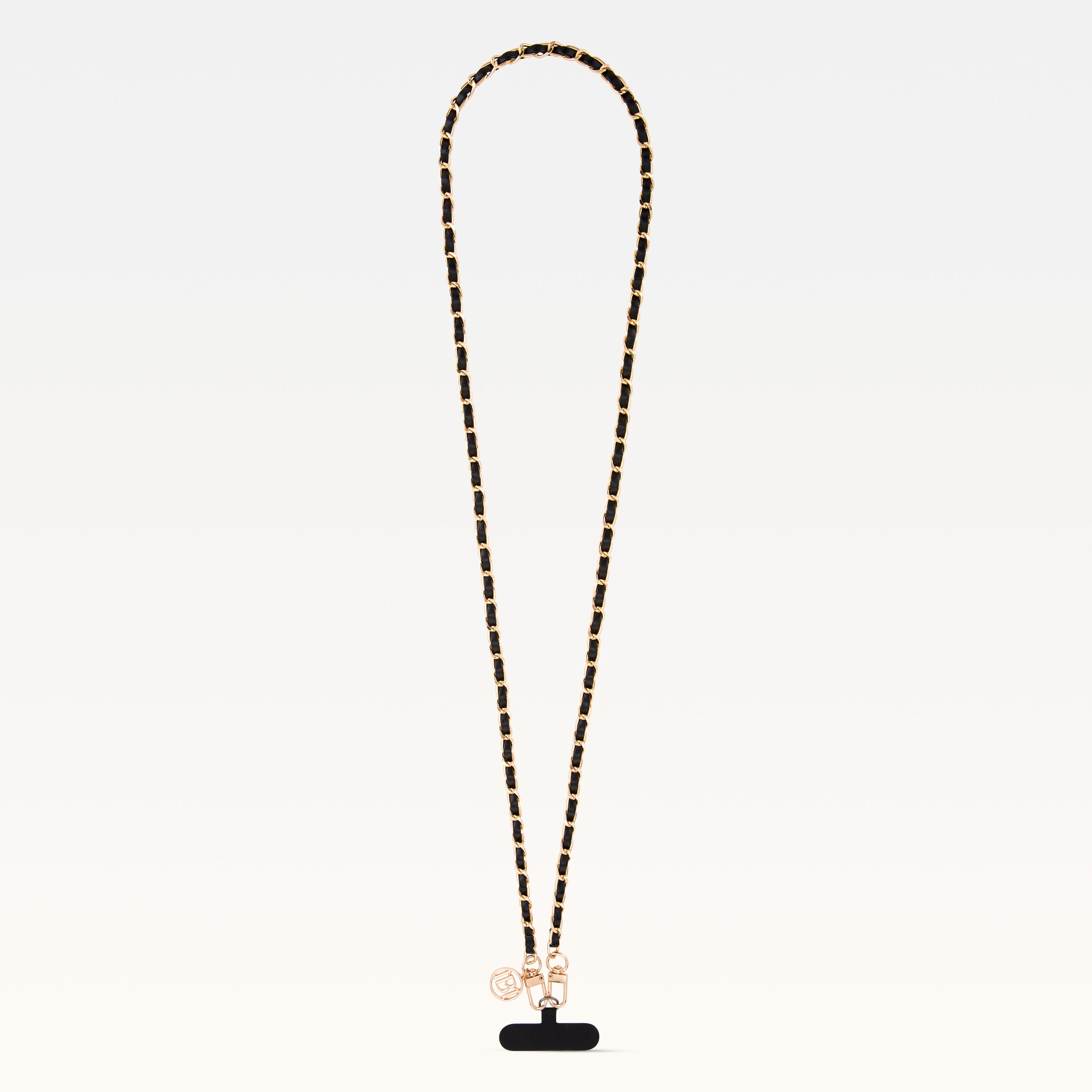 MB Signature Noir Gold-Plated Phone Necklace