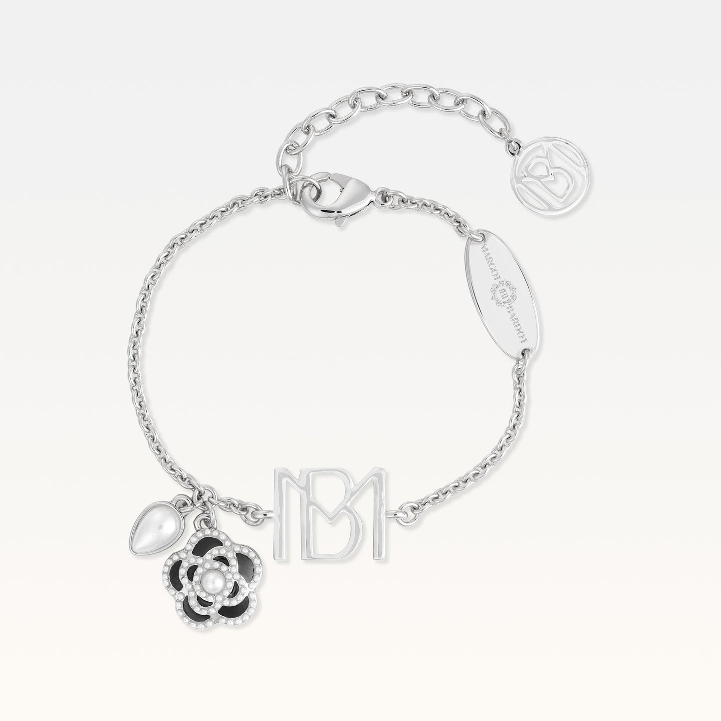 MB Signature Silver-Plated Camelia Bracelet