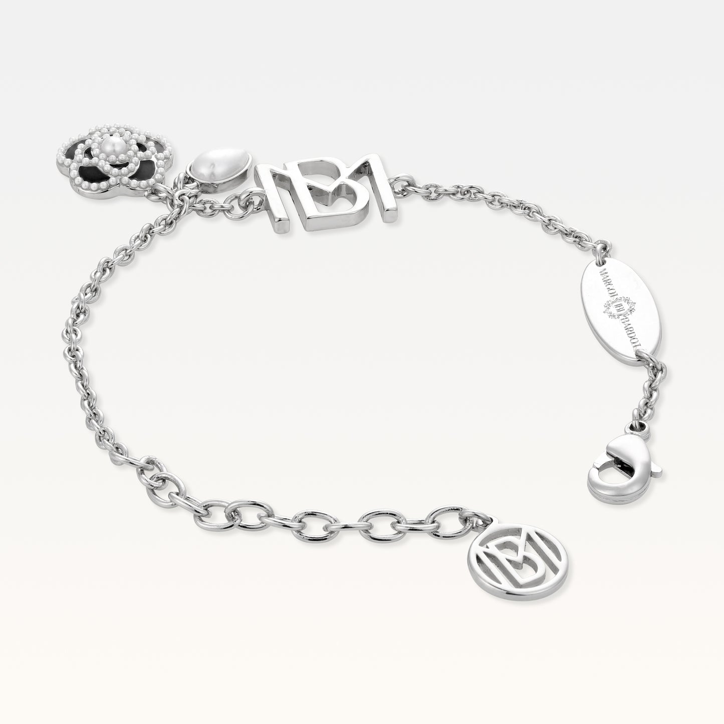 MB Signature Silver-Plated Camelia Bracelet