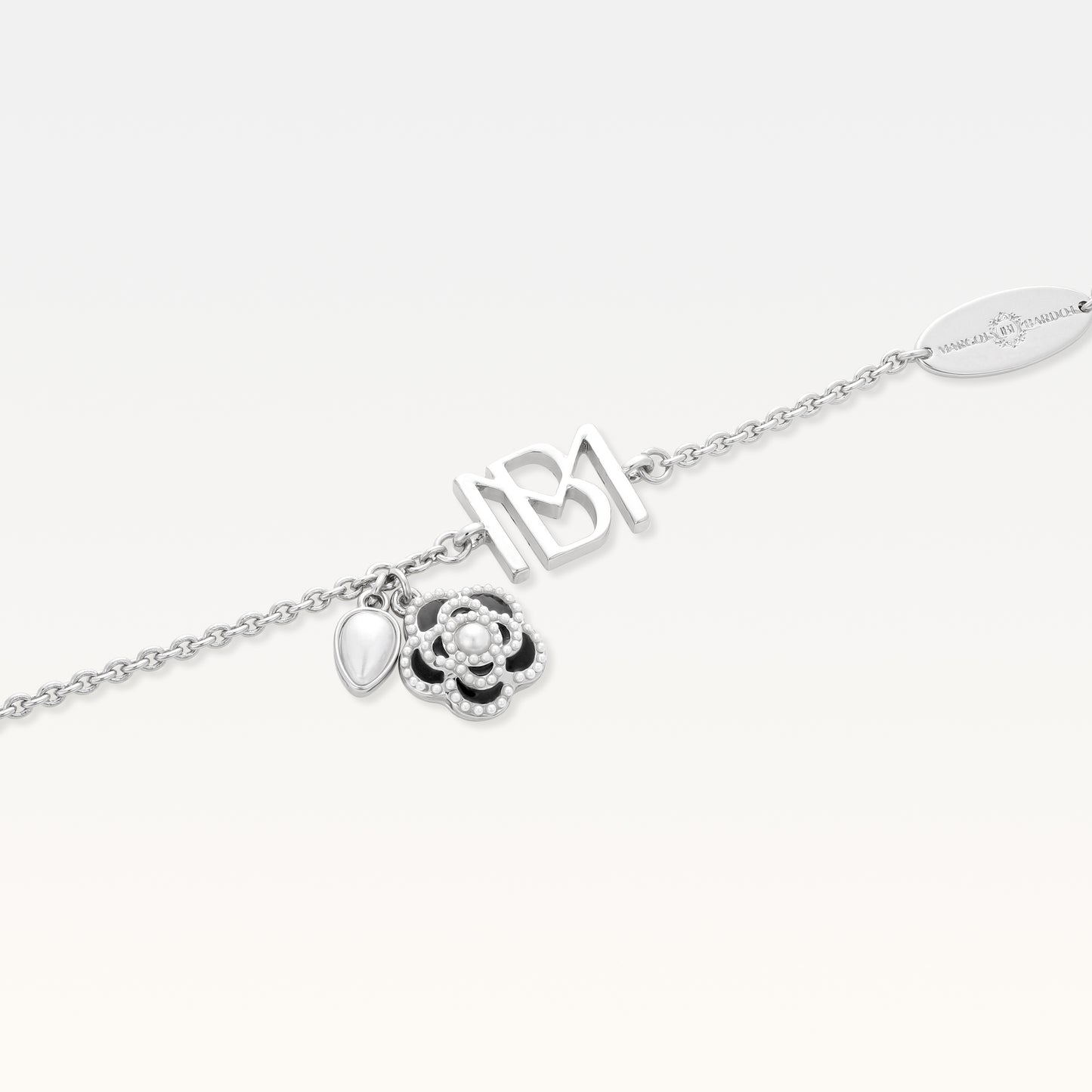 MB Signature Silver-Plated Camelia Bracelet