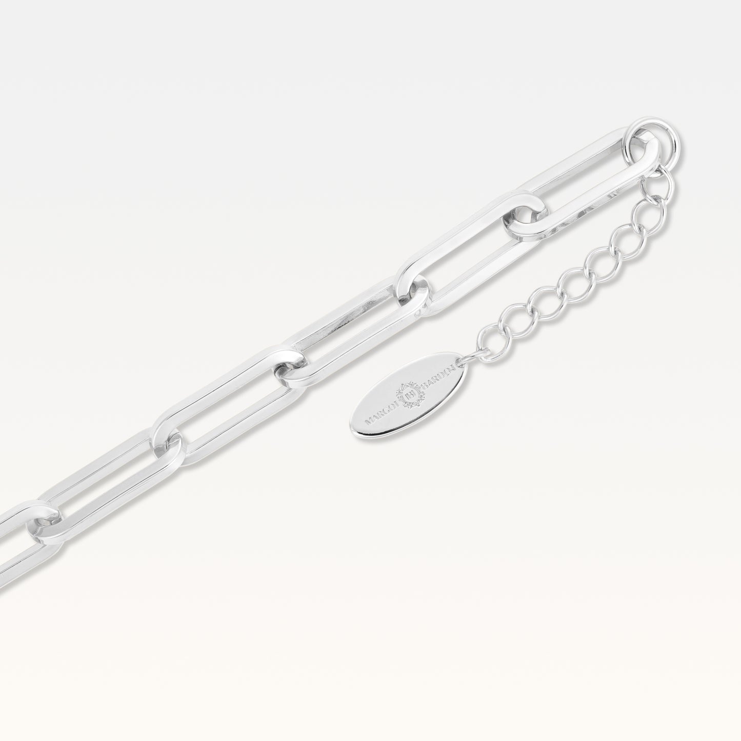 MB Signature Silver-Plated Link Bracelet