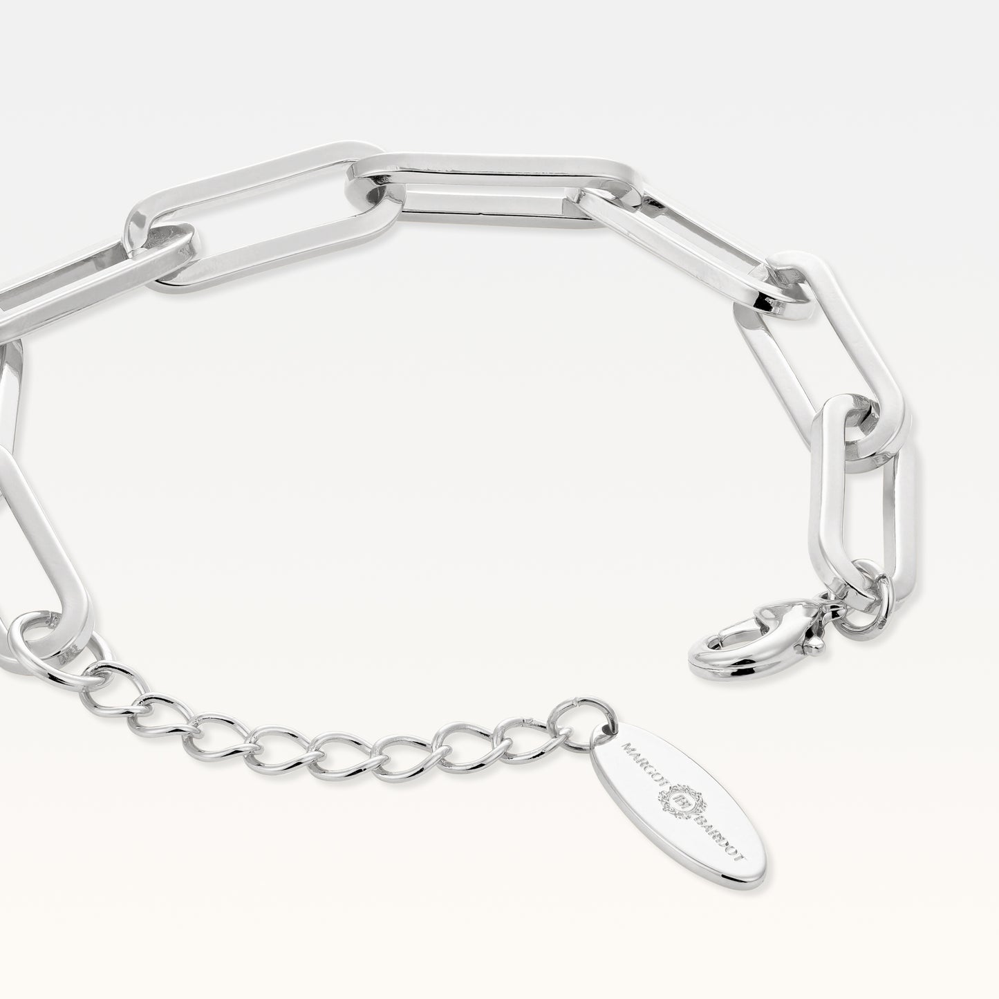 MB Signature Silver-Plated Link Bracelet