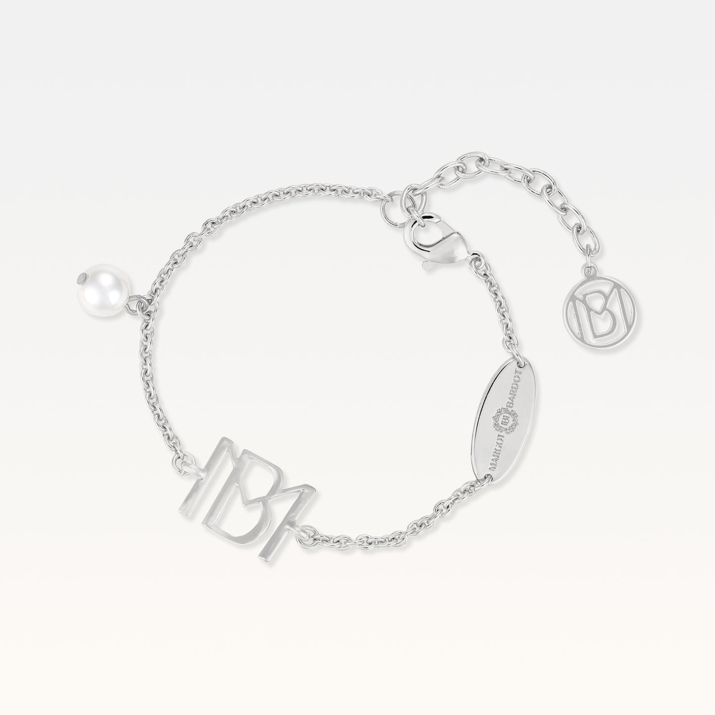 MB Signature Silver-Plated Pearl Bracelet