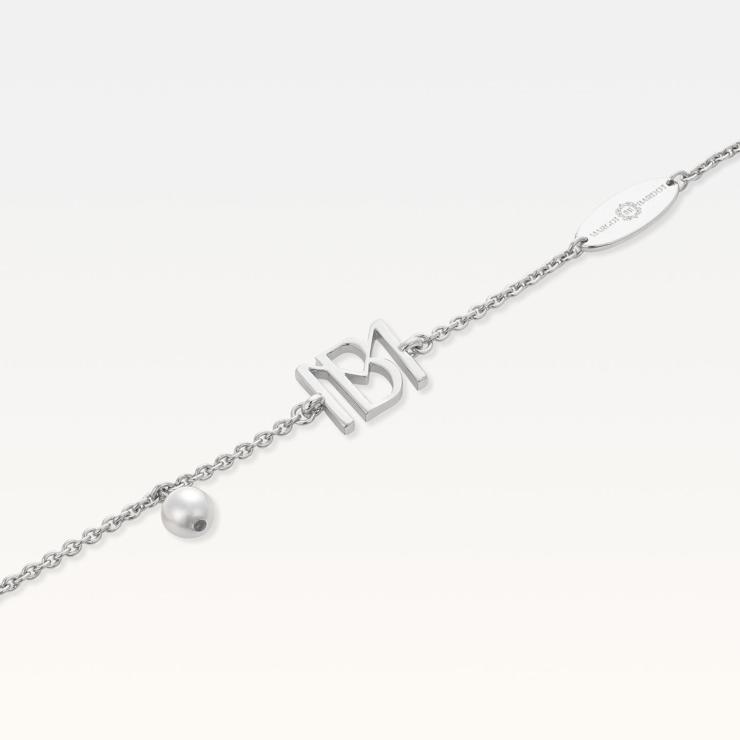 MB Signature Silver-Plated Pearl Bracelet