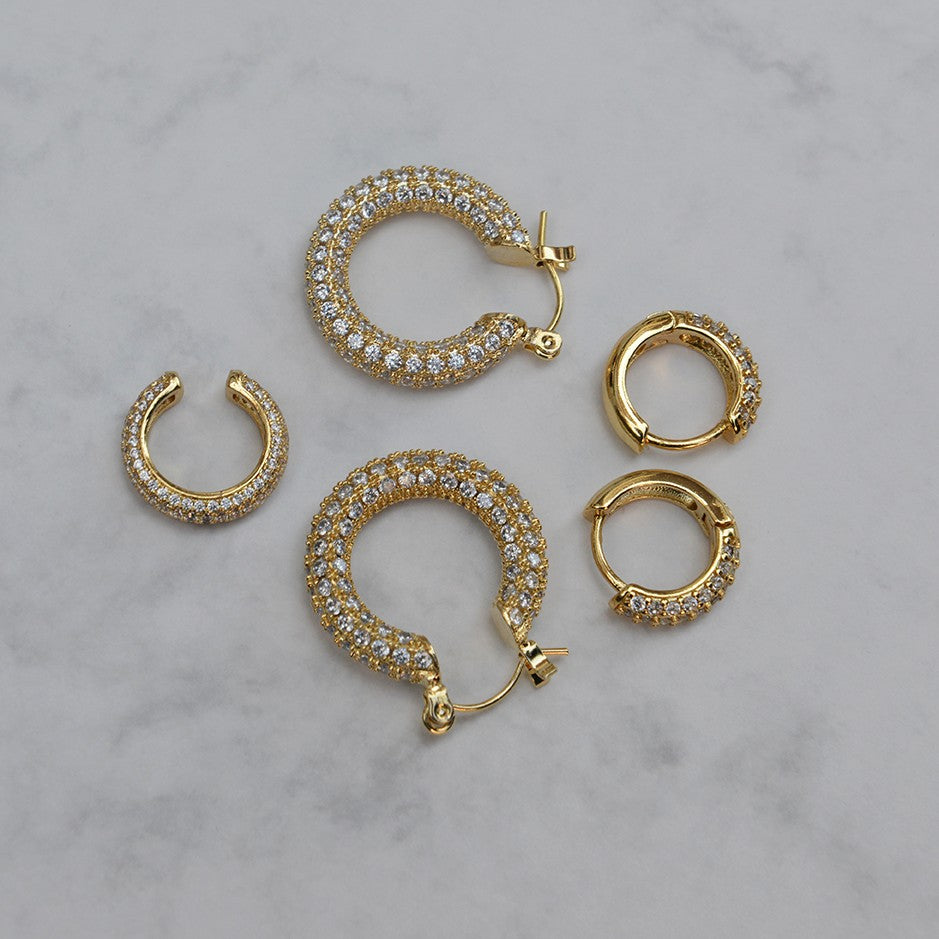 Abby Trio Set - Gold Margot Bardot Online