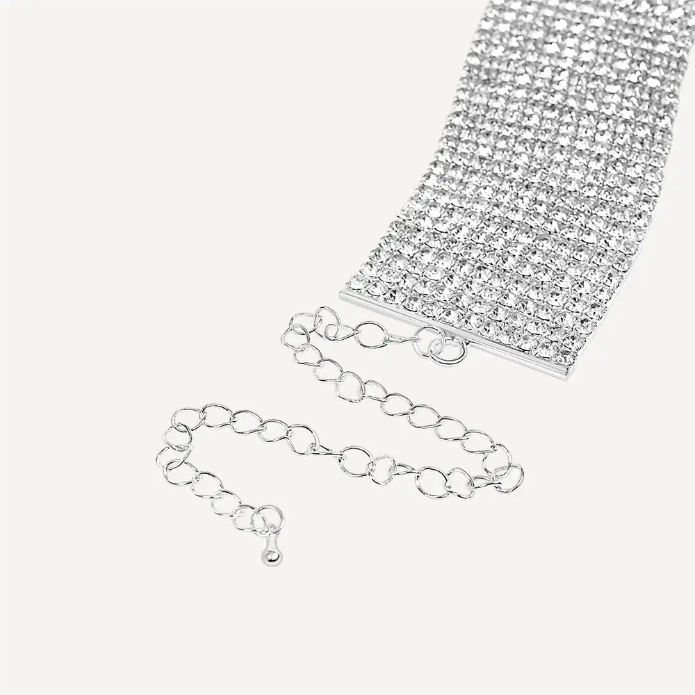 Amber Chocker Necklace - Silver Margot Bardot Online