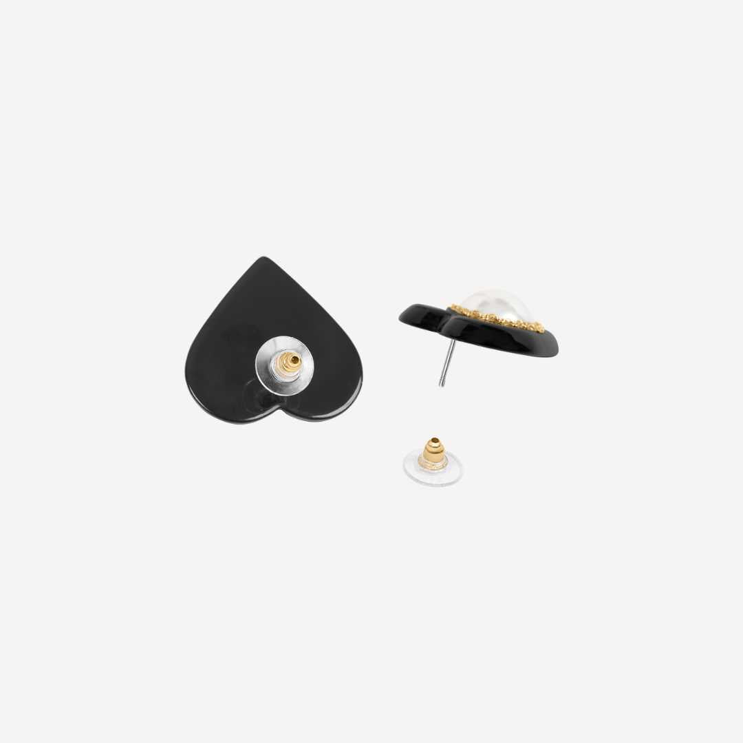 Amelie Earrings - Black Margot Bardot Online