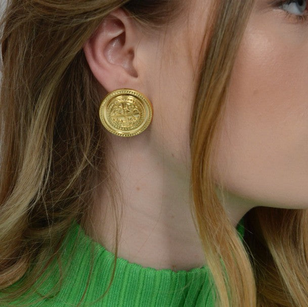 Athena Earrings - Gold Margot Bardot Online