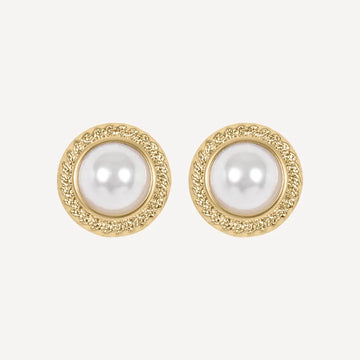 Chantal Pearl Earrings - Gold Margot Bardot Online