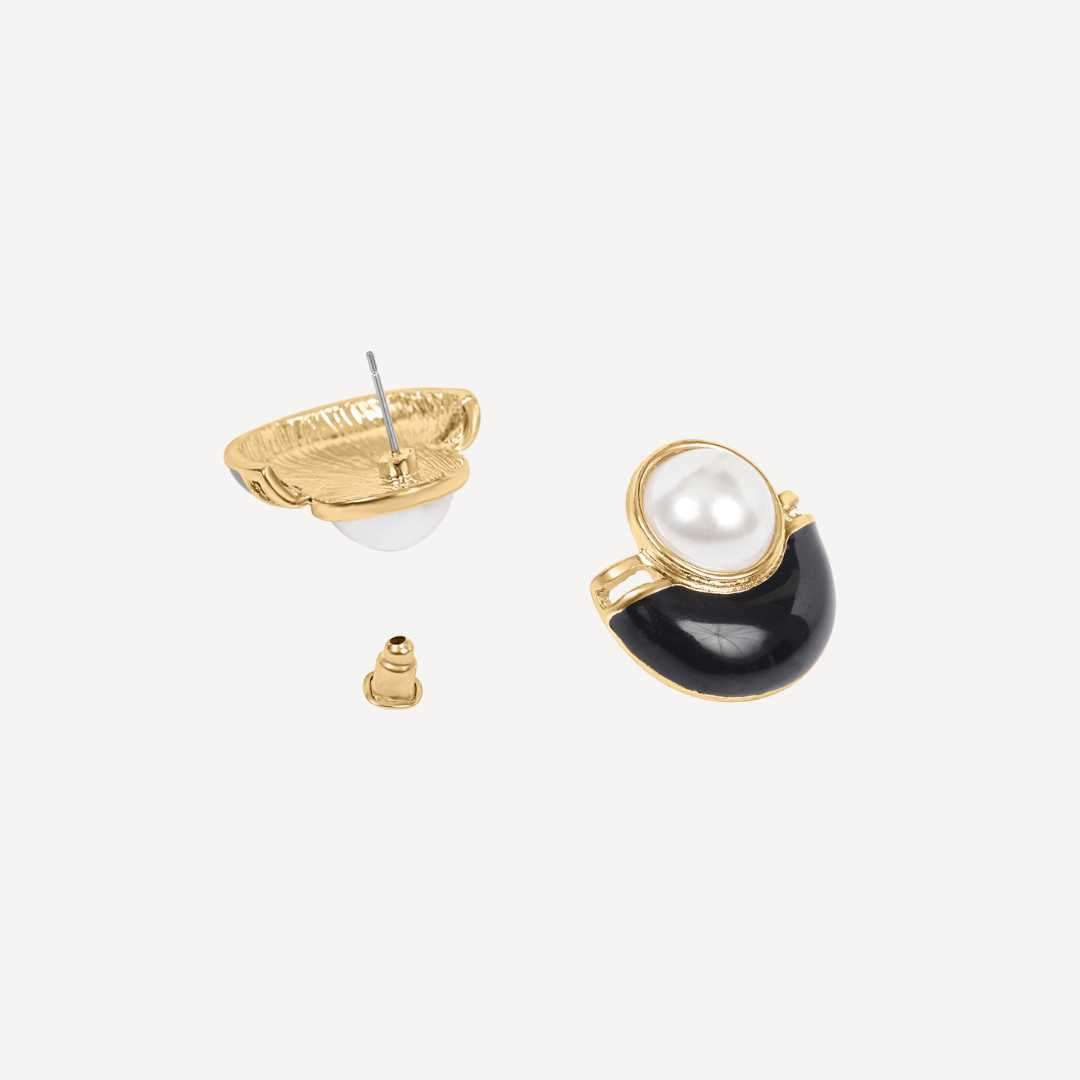 Daphne Earrings - Black Margot Bardot Online