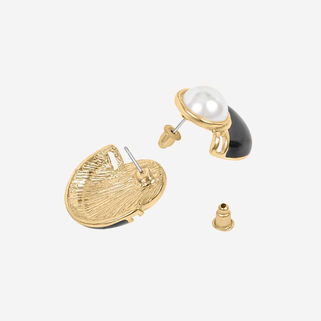 Daphne Earrings - Black Margot Bardot Online