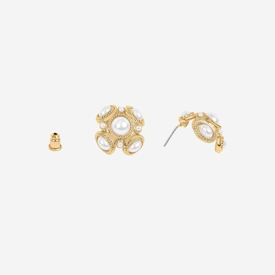 Elodie Earrings - Gold Margot Bardot Online