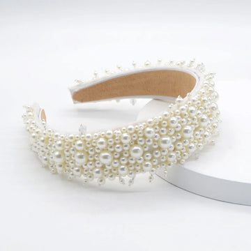 HAIRBAND PEARLY MARIE - WHITE Margot Bardot Online