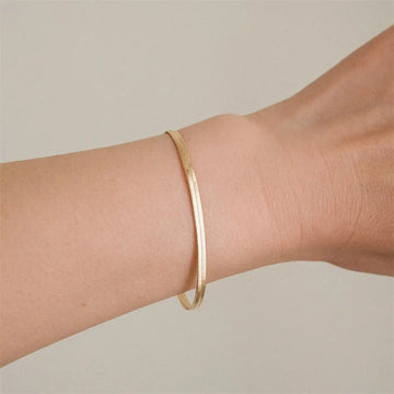 Hella Bracelet 5mm/16.5cm- Gold