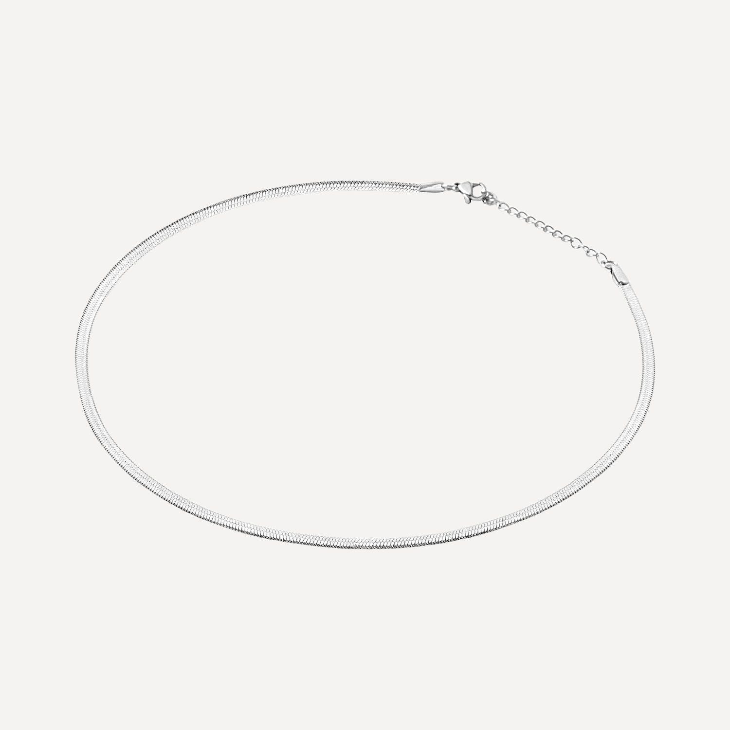 Hella Necklace 5mm/35cm - Silver Margot Bardot