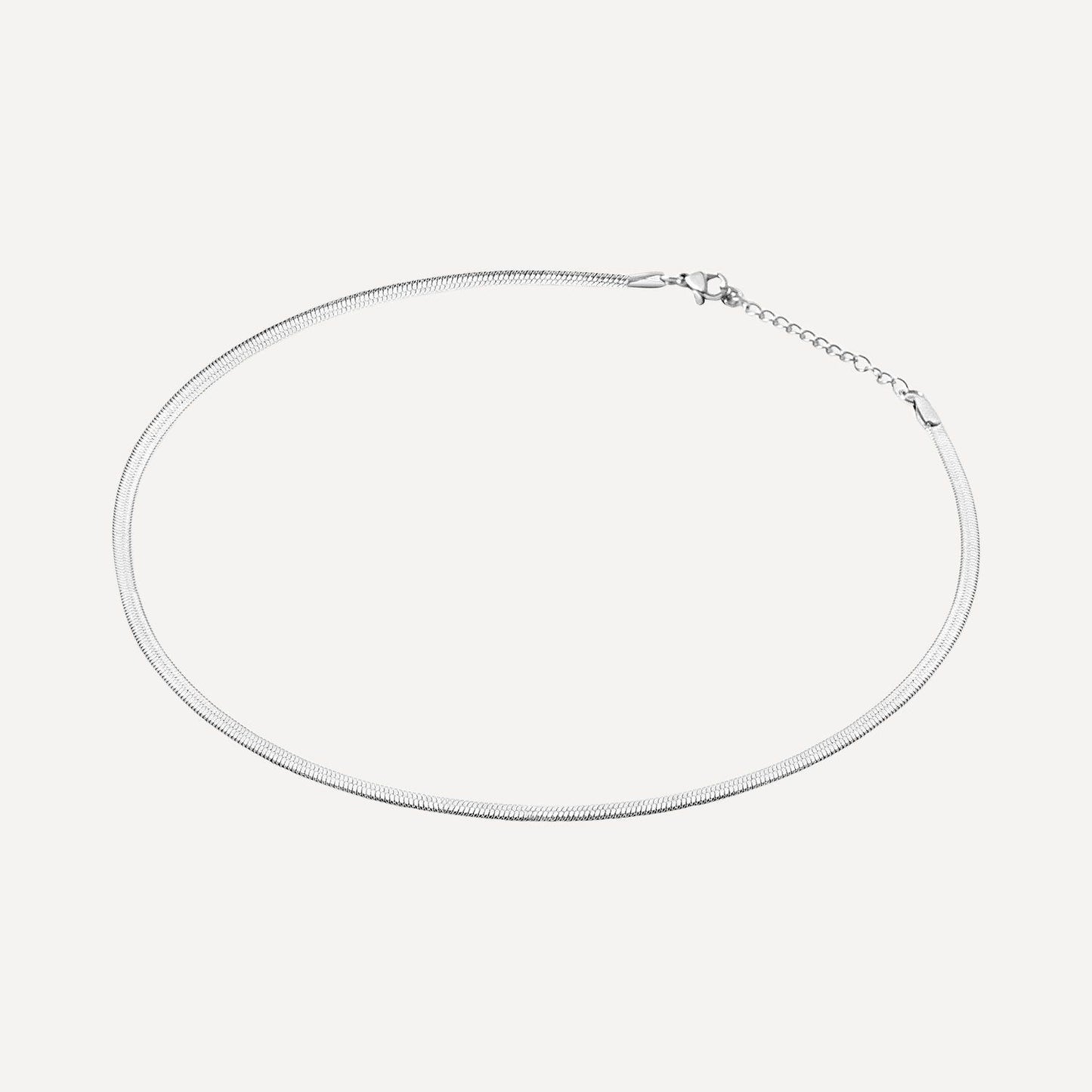 Hella Necklace 5mm/35cm - Silver Margot Bardot