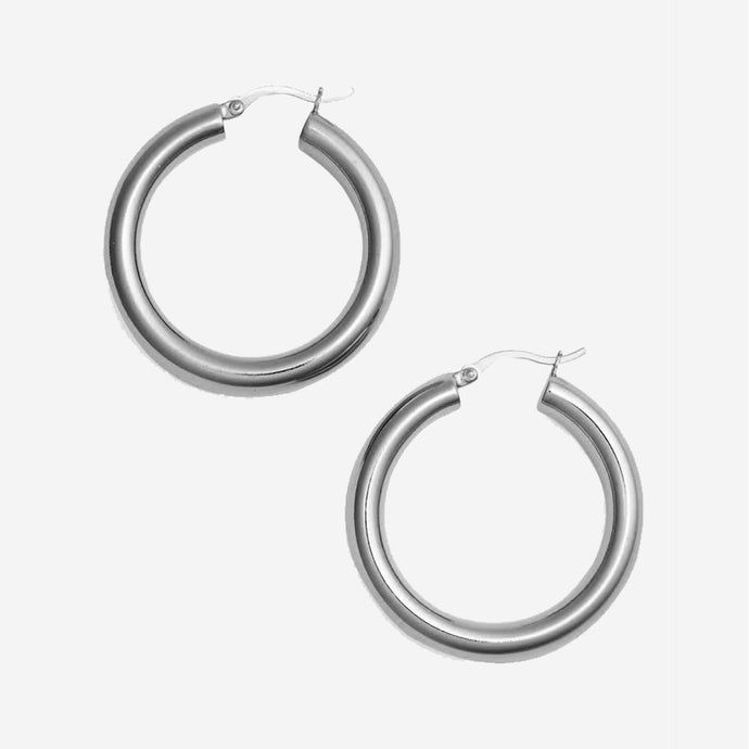 *Iggy Earrings Big - Silver Margot Bardot Online