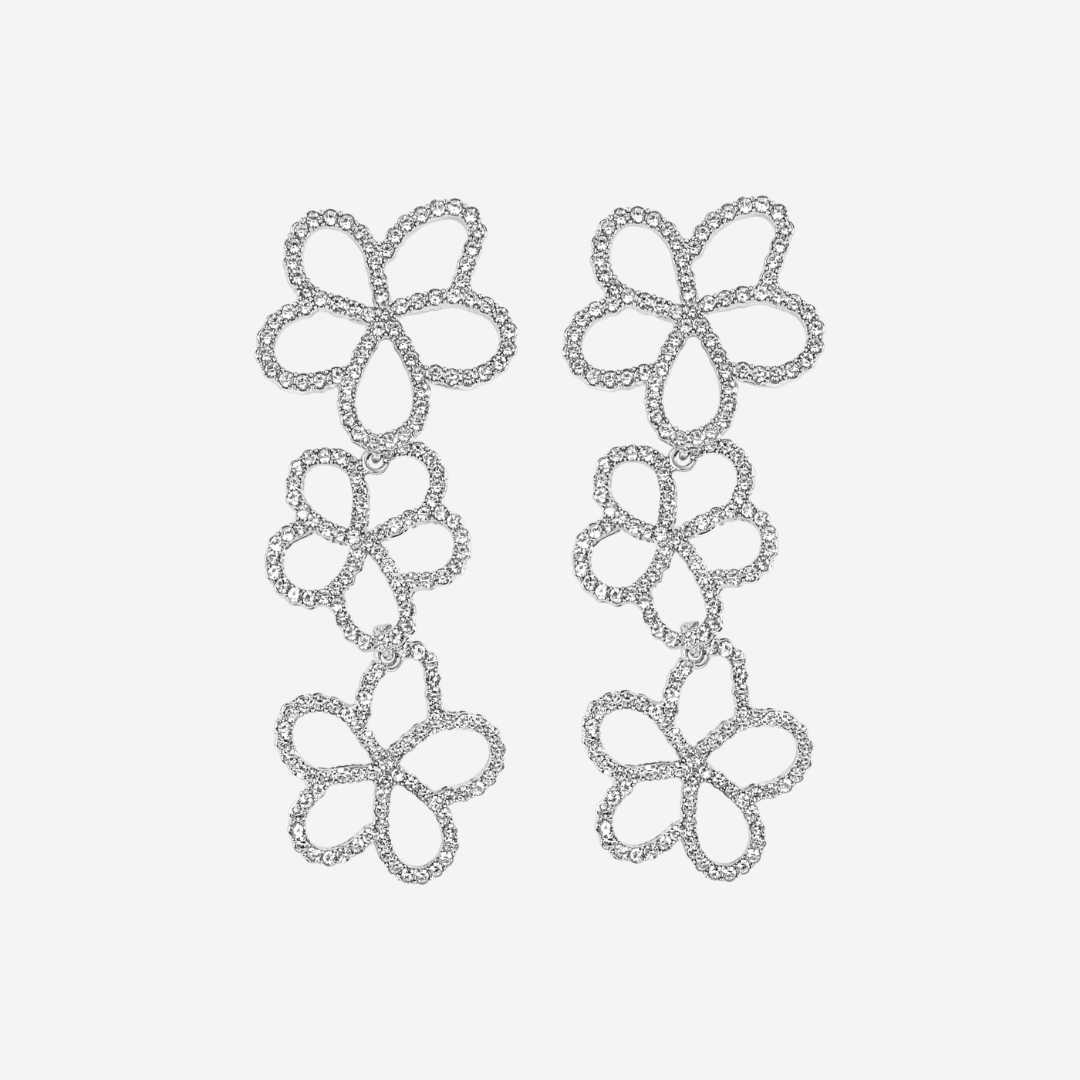 Iris Earrings - Silver Margot Bardot Online